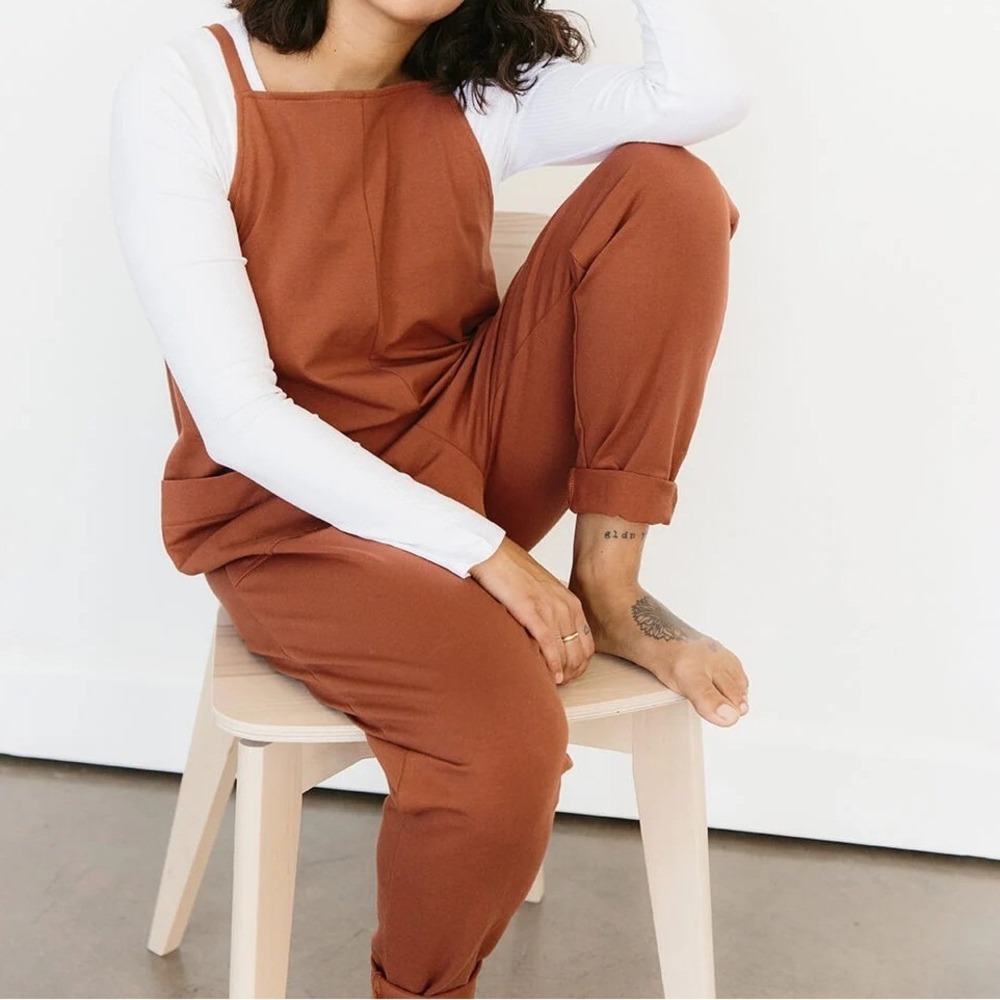 STORQ Rust Anytime‎ Overalls in Cinnamon Maternity